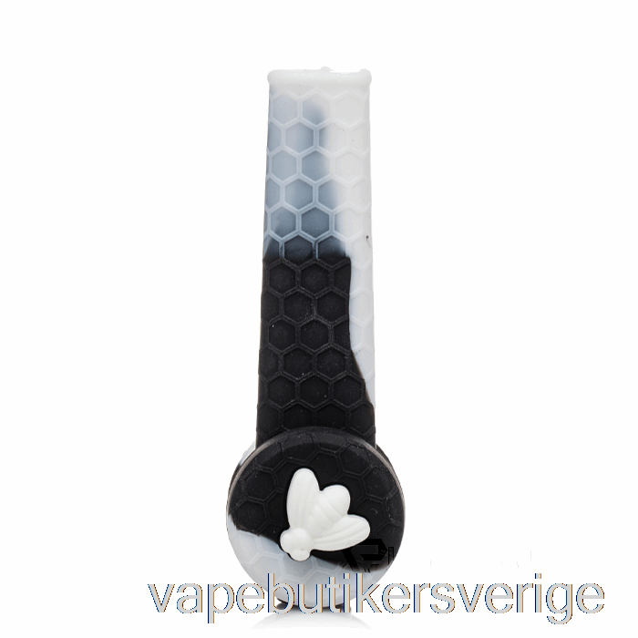 Vape Sverige Stratus Trio Silikonpipa Svart Vit